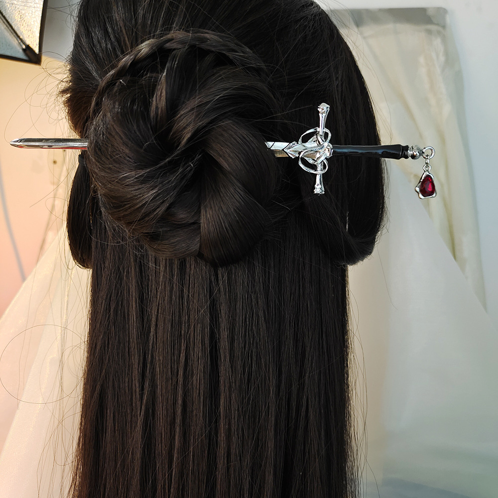 Cosplay Prop Dagger - Horquilla para el cabello con forma