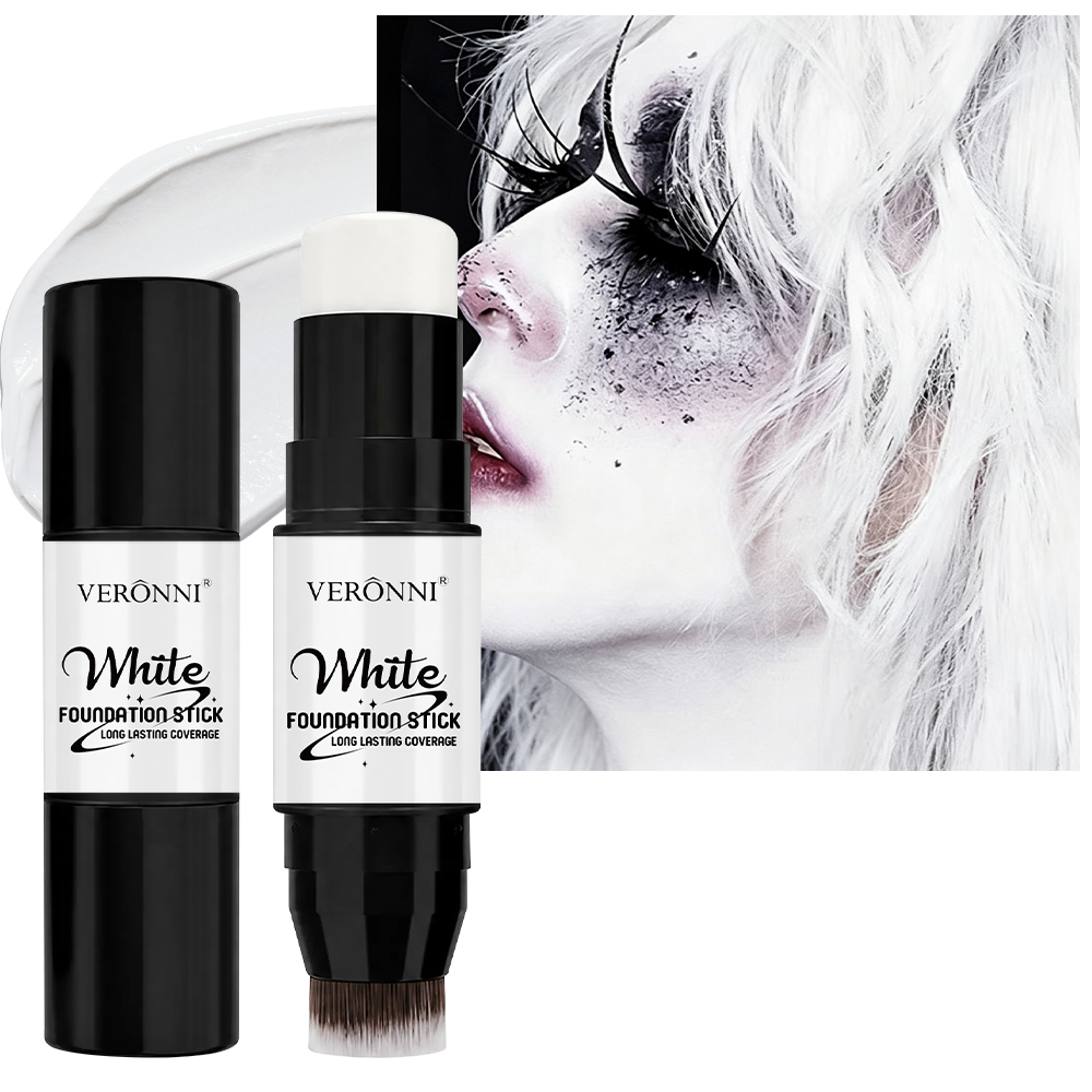 Cosplay Prop Paint - Barra de base de maquillaje blanca