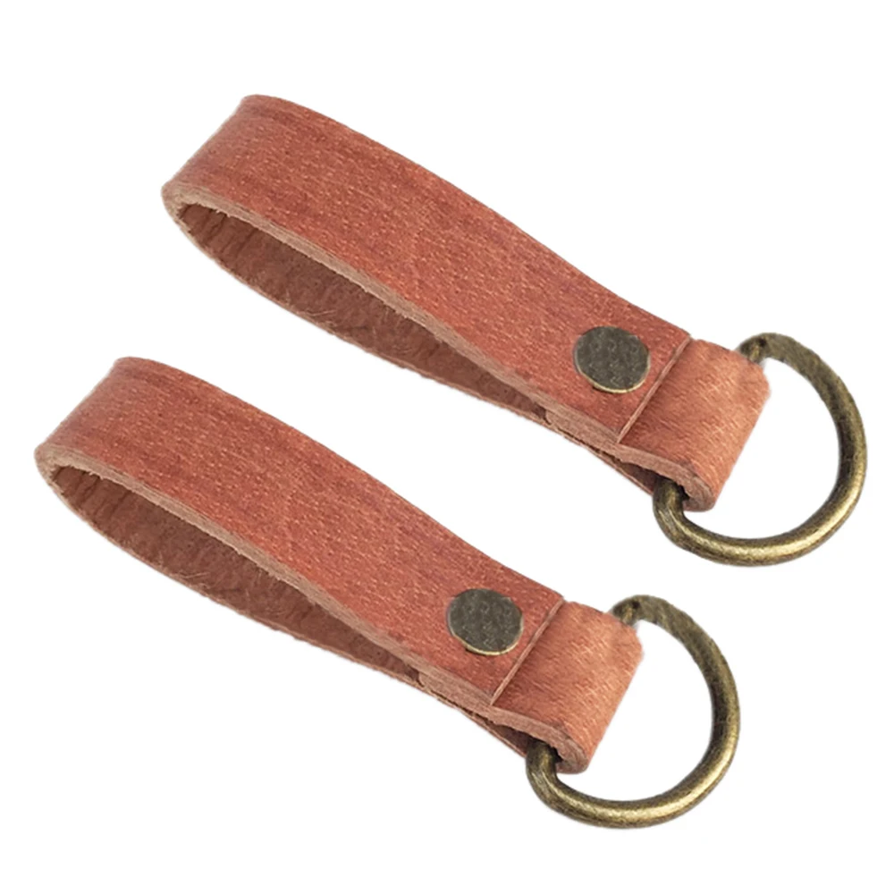 D Ring Strap - Par de correas de cuero con