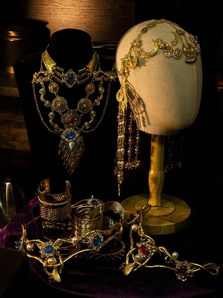 Cos tocado egipcio accesorios  - Cosplay Prop Making reseña y precio
