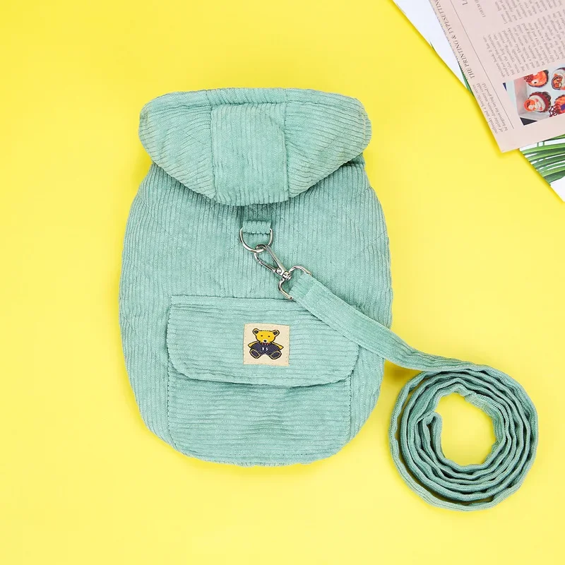 Abrigo de pana para perro con  - D Ring Strap reseña y precio