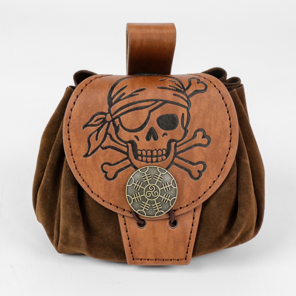 Bolsa de cintura de cuero sint - Cosplay Prop reseña y precio