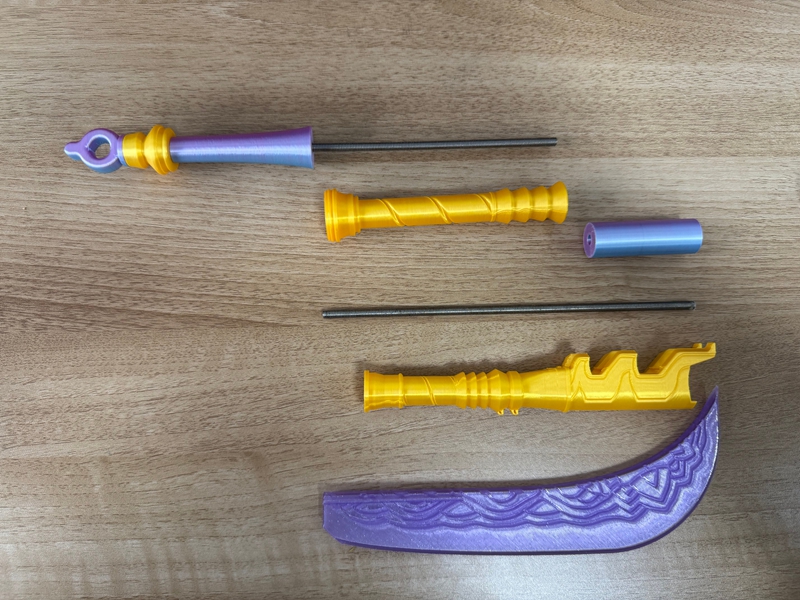 Cuchillo de cazadores Rumi, ju - Cosplay Prop 3D Print Settings reseña y precio